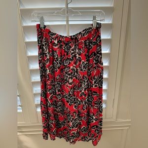 New Look floral midi skirt